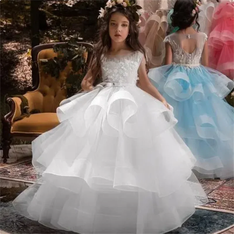Tulle Kids Prom Gown GACH136