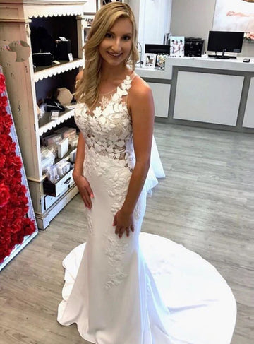 Lace Mermaid Wedding Dress BWD357