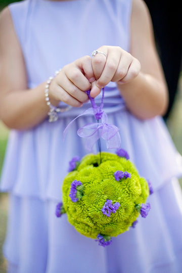Lavender Chiffon Toddler Flower Girl Dress ACH228