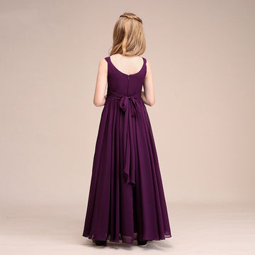 One Shoulder Junior Bridesmaid Dress BDBCH060