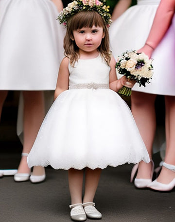 Tulle Lace Toddler Flower Girl Dress BCH069