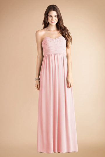 Turquoise Green Chiffon A-line Sweetheart Floor-length Bridesmaid Dress(BD782)