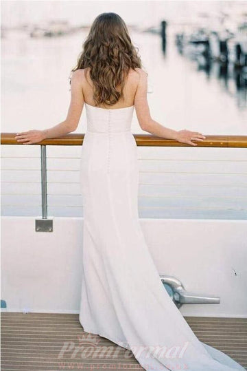 Strapless Simple Sweetheart Country Mermaid Wedding Dress Birmingham BWD139