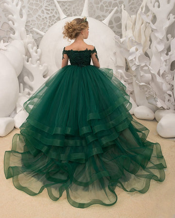 Princess Ball Gown Girl Prom Dress BDCH0153