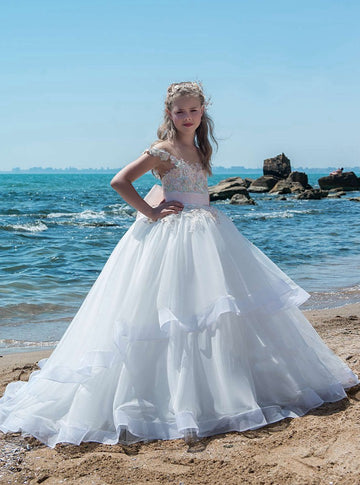 Princess Chic Beach Kids Prom Dress CHK020