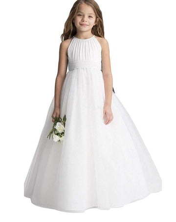 Halter Toddler Flower Girl Dress CHK204