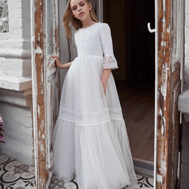 bohemian communion dresses Boho Flower Girl Dresses