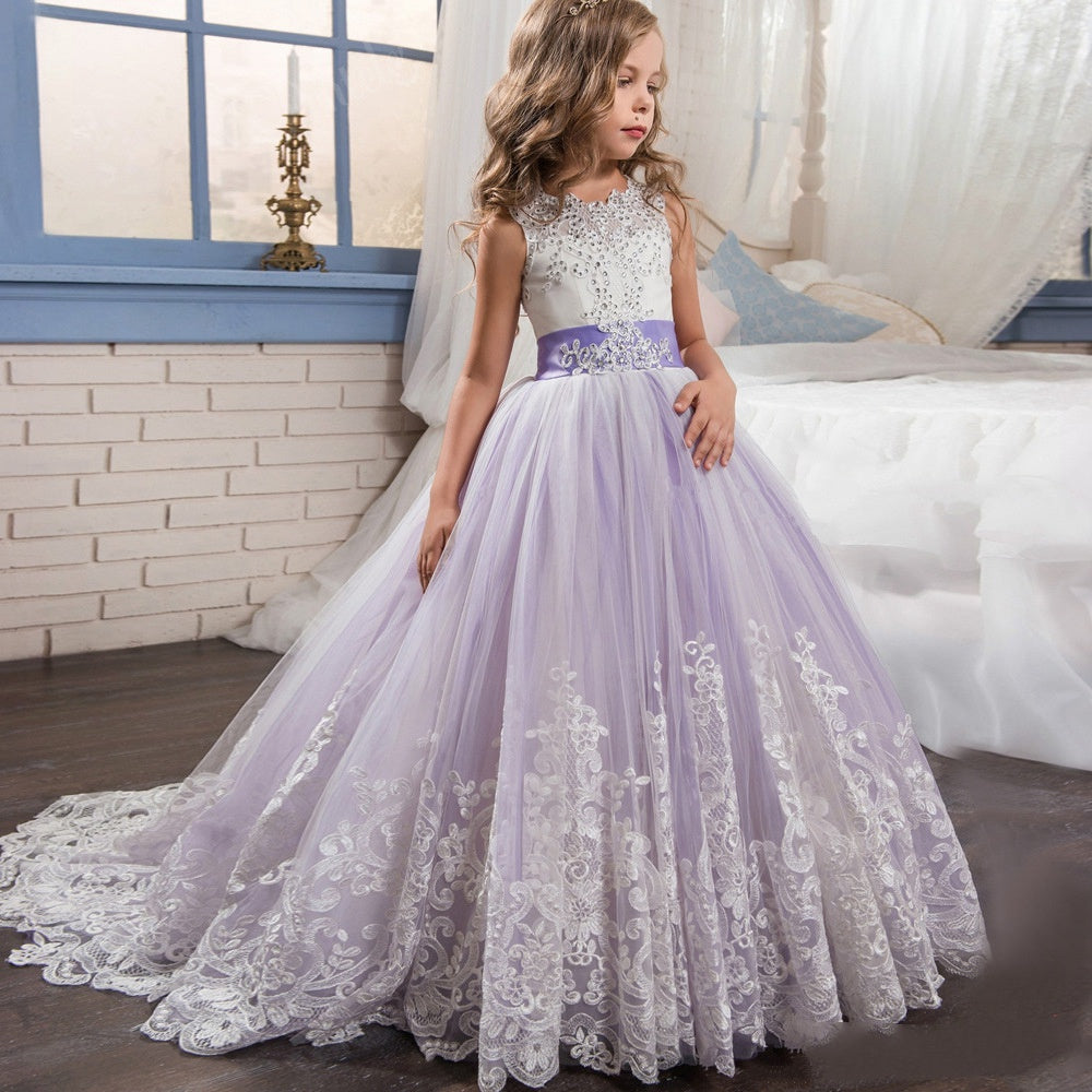 Ball Gown Kids Flower Girl Dress BDCH0100 - Main Image