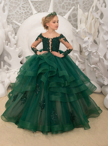 Princess Ball Gown Girl Prom Dress BDCH0153