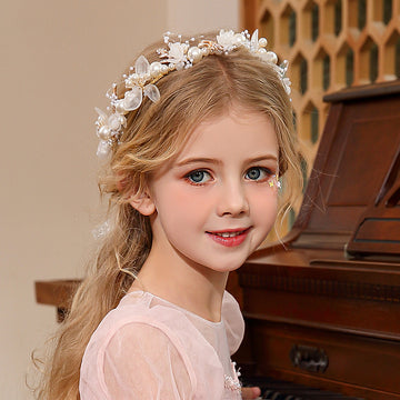 Flower Girl Headpieces with Pearls HP001