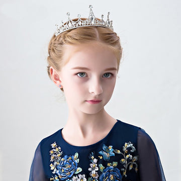 Girls Princess Headpieces Rhinestone Crown Headdress HP007