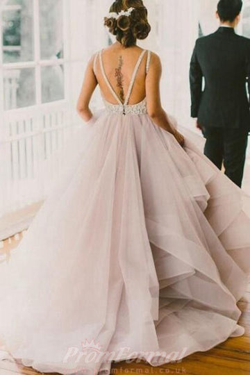 Princess Dusty Pink Prom Dress JTA3021