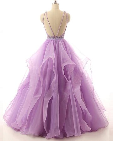 Purple Princess Prom Dress JTA5741