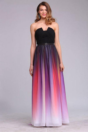 Sweetheart Gradient Chiffon Formal Dress JTA9371