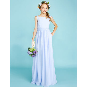Simple Child Bridesmaid Flower Girl Dress BDJFGD042