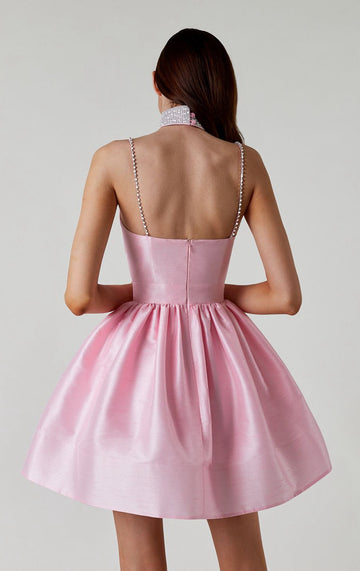 Pink Sweetheart Short Homecoming Graduation Dress PXH013