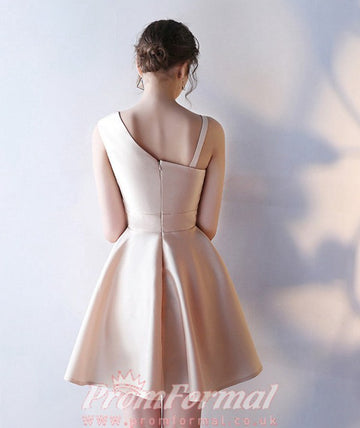 Satin Juniors Short Prom Dress SHORT065