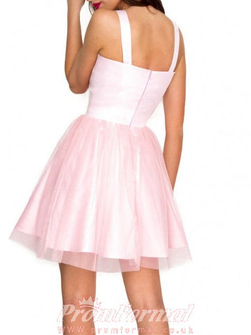Junior Short Pink Homecoming Dress SHORT188