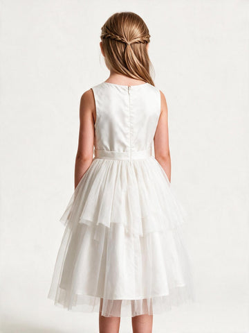 Boho Floor-Length Flower Girl Dress ACH085