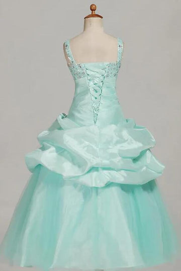 Green Girl Pageant Dress ACH118