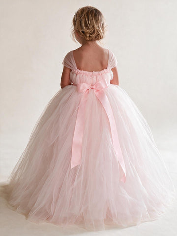 Pink Toddler Ball Gown Flower Girl Dress ACH198