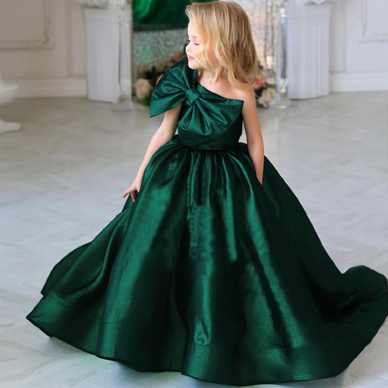 Party Dress Girls Forest Green Dress Emerald Green Dress Ball Gown Vestidos De Nia Party Dress Girls Forest Green Dress Emerald Green Dress Ball Gown Vestidos De Nia