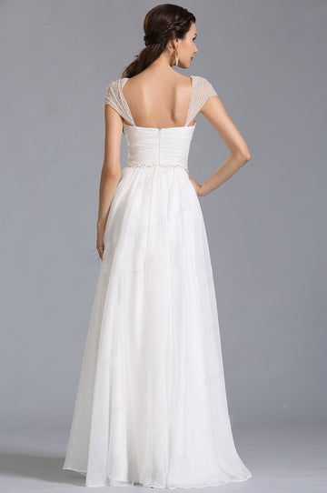 EBD030 Sweetheart White Evening Formal Dress