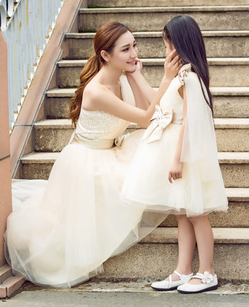 Short Mommy-Daughter Matching Prom Dress FGD476