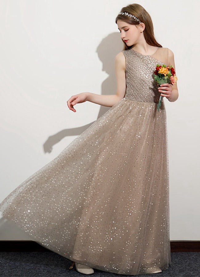 Tulle Bling Kids Girls Birthday Party Dress JFGD062