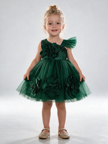 Cute Short Baby Kiddie Party Gown Age 1-3 TXH144