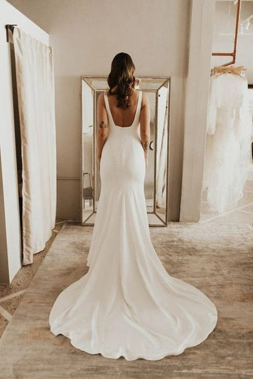 Classic Mermaid Wedding Dress BWD321