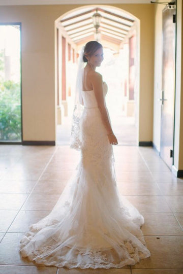 Beach Lace Mermaid Wedding Dress BWD342