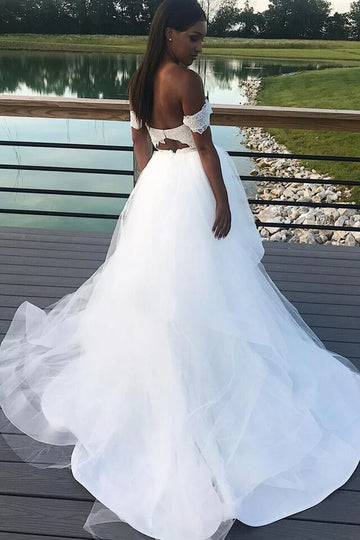 Off The Shoulder Wedding Dress BWD367