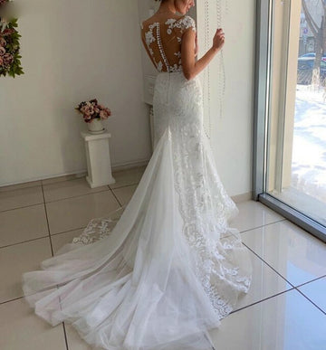 Lace Mermaid Wedding Dress BWD383