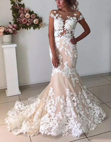 Mermaid Lace Wedding Dress BWD387