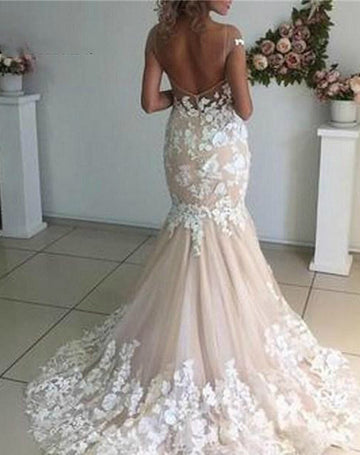 Mermaid Lace Wedding Dress BWD387