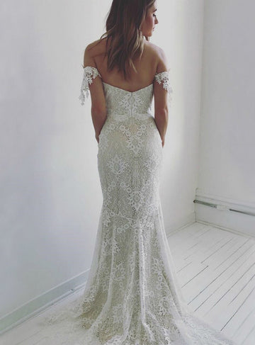 Lace Mermaid Wedding Dress BWD389