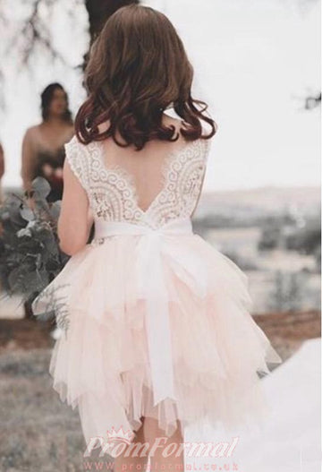 Short Tulle Flower Girl Dress(AHC066)