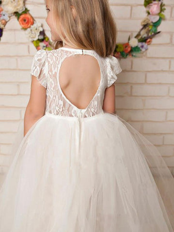 Floor-Length Flower Girl Dress ACH087