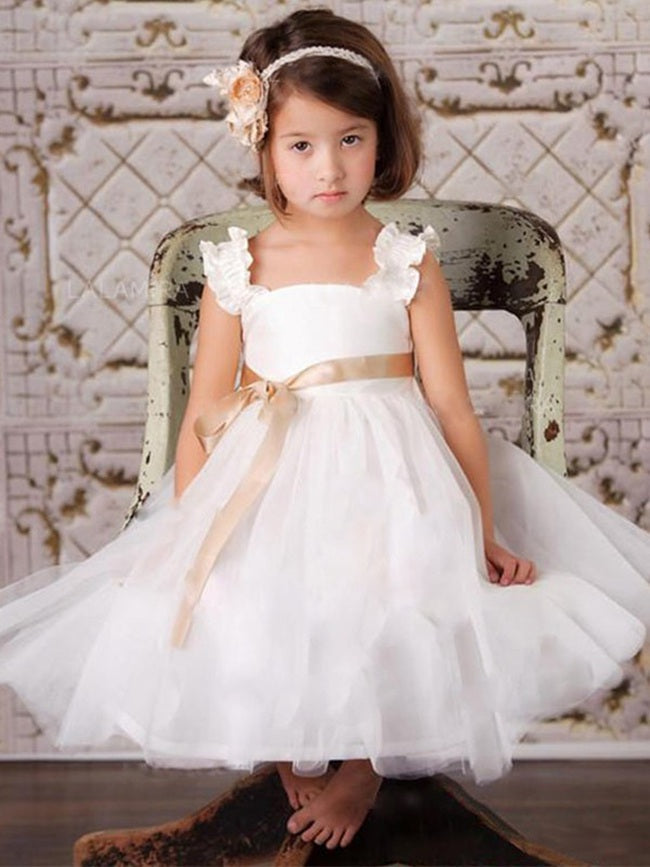 Ankle-Length Flower Girl Dress ACH091