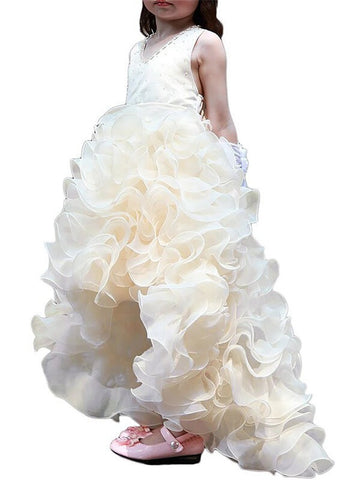 Organza Ruffles Flower Girl Dress ACH095