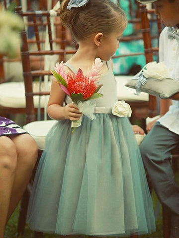 Green Toddler Flower Girl Dress ACH108