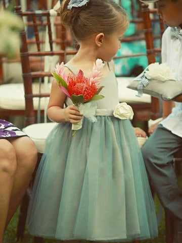 Green Toddler Flower Girl Dress ACH108