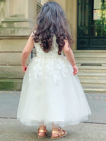 Ankle-Length Toddler Flower Girl Dress ACH214