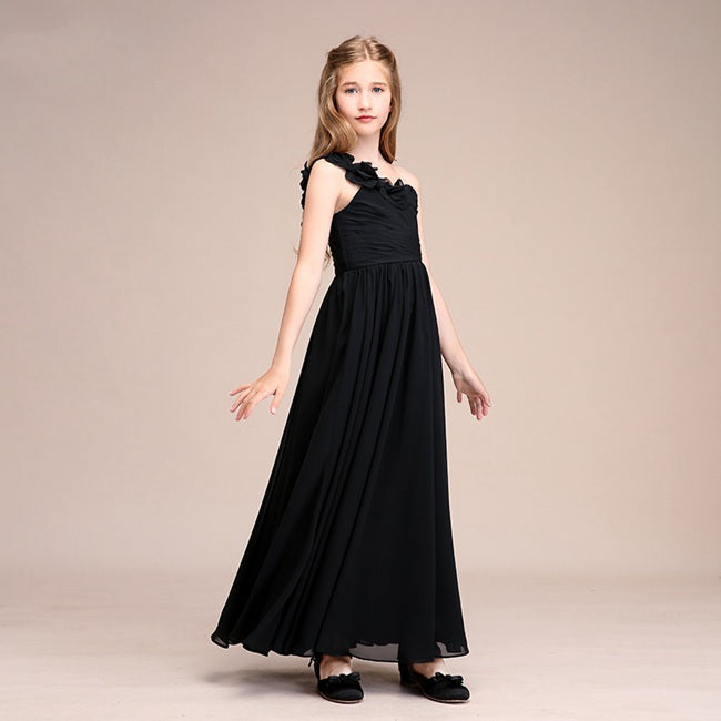 One shoulder junior bridesmaid dresses sales