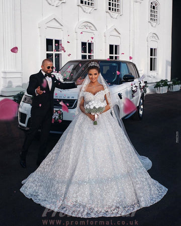 Luxury Sweetheart Ball Gown Exquisite Lace Wedding Dresses Extraordinary BWD024
