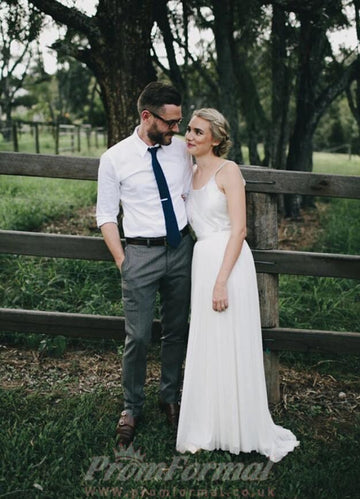 Simple Elegant Country Garden Casual Classic Wedding Dress Manchester BWD125
