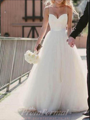 Country Straps Sweetheart Princess Wedding Dress BWD204