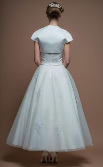 Rockabilly Sweetheart Wedding Dress with Jacket BWD294