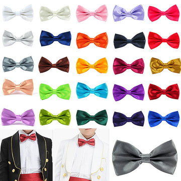 Satin Dicky Bow, Bow Tie for Mens and Kids Weddings